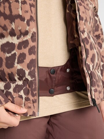ZIENER Athletic Jacket 'TRAVA-Z' in Brown