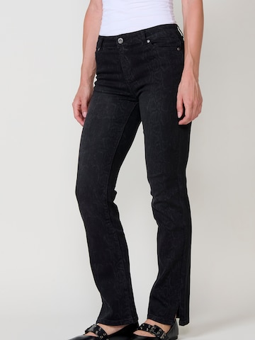 KOROSHI Regular Jeans in Zwart