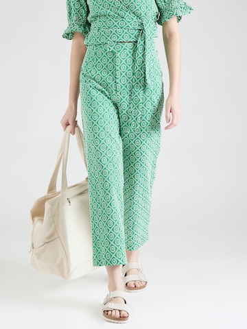 SCOTCH & SODA Regular Broek 'Broderie' in Groen: voorkant