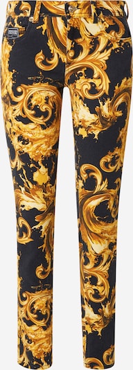 Džinsai iš Versace Jeans Couture, spalva – kario spalva / aukso geltonumo spalva / juoda, Prekių apžvalga
