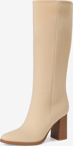 Cuissardes Dream Pairs en beige : devant