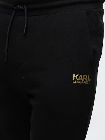 juoda Karl Lagerfeld Siaurėjantis Kelnės
