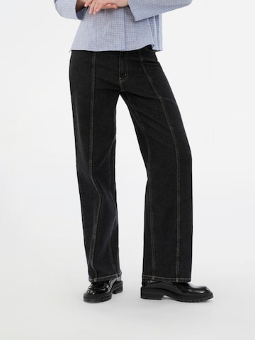 modström Wide leg Jeans 'Sander' in Black: front