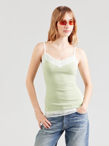 HOLLISTER Top in Grün: Vorderseite