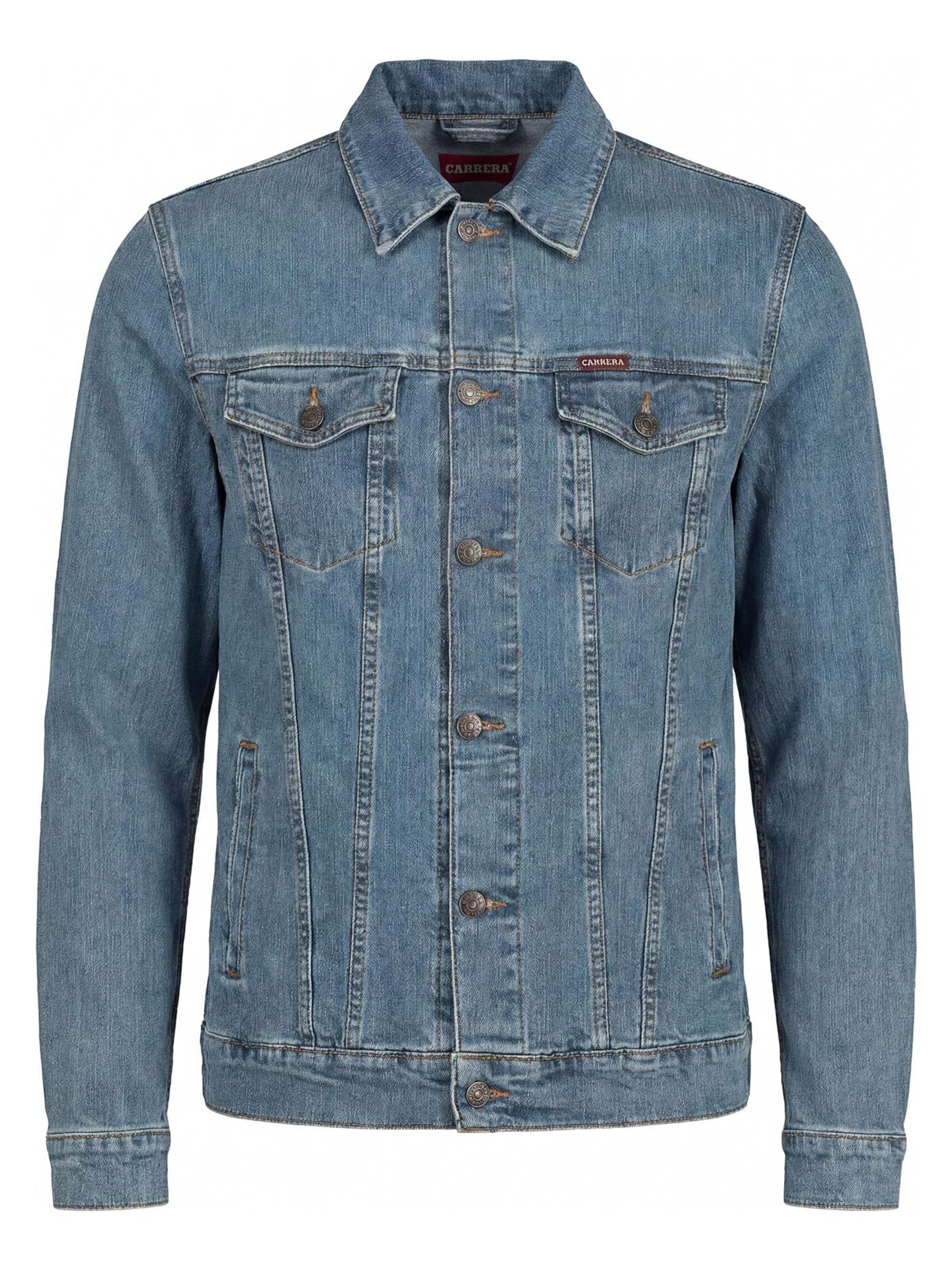 Carrera Jeans Between-Season Jacket 'Trucker' in Blue