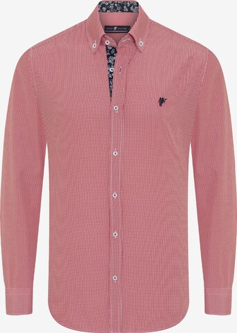 DENIM CULTURE - Camisa 'Igor' en rojo: frente