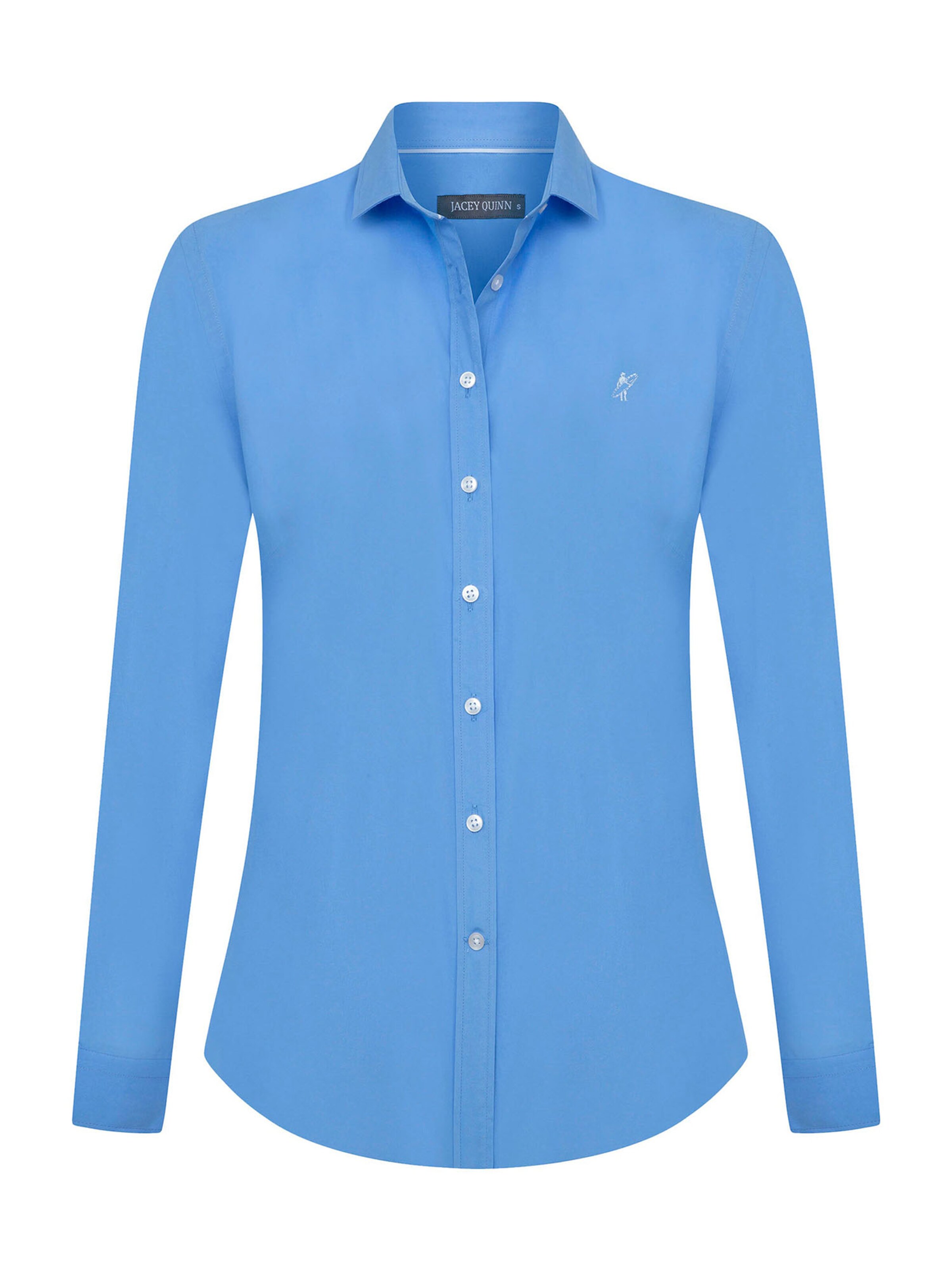 Jacey Quinn Blouse in Blue: front