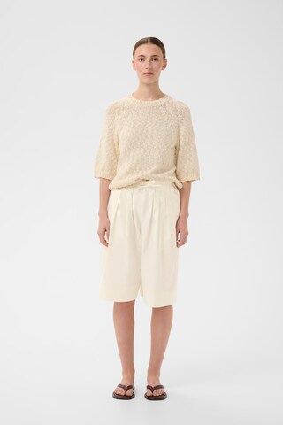 InWear Loosefit Kalhoty 'HAZEIW' – bílá