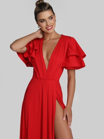Madnezz House Dress in Red