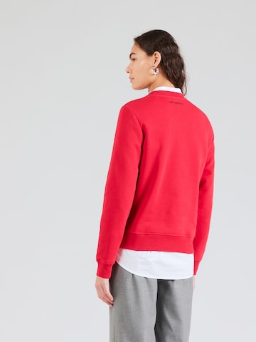 sarkans Karl Lagerfeld Sportisks džemperis 'Ikonik 2.0'