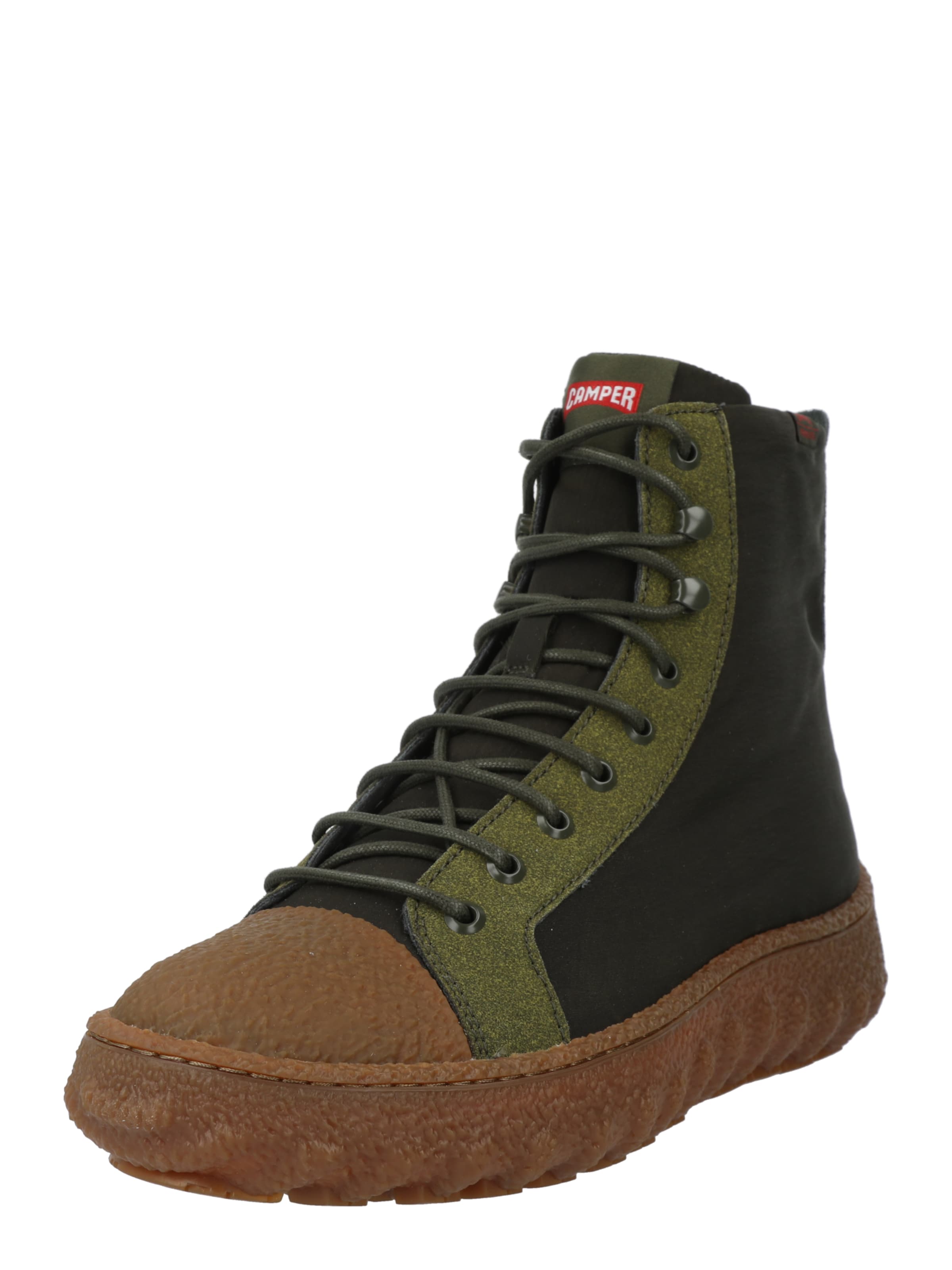 Bottines à lacets 'Barly' CAMPER en vert : devant