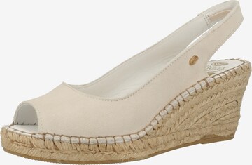 Fred de la BretoniÈre Slingpumps in Beige: predná strana