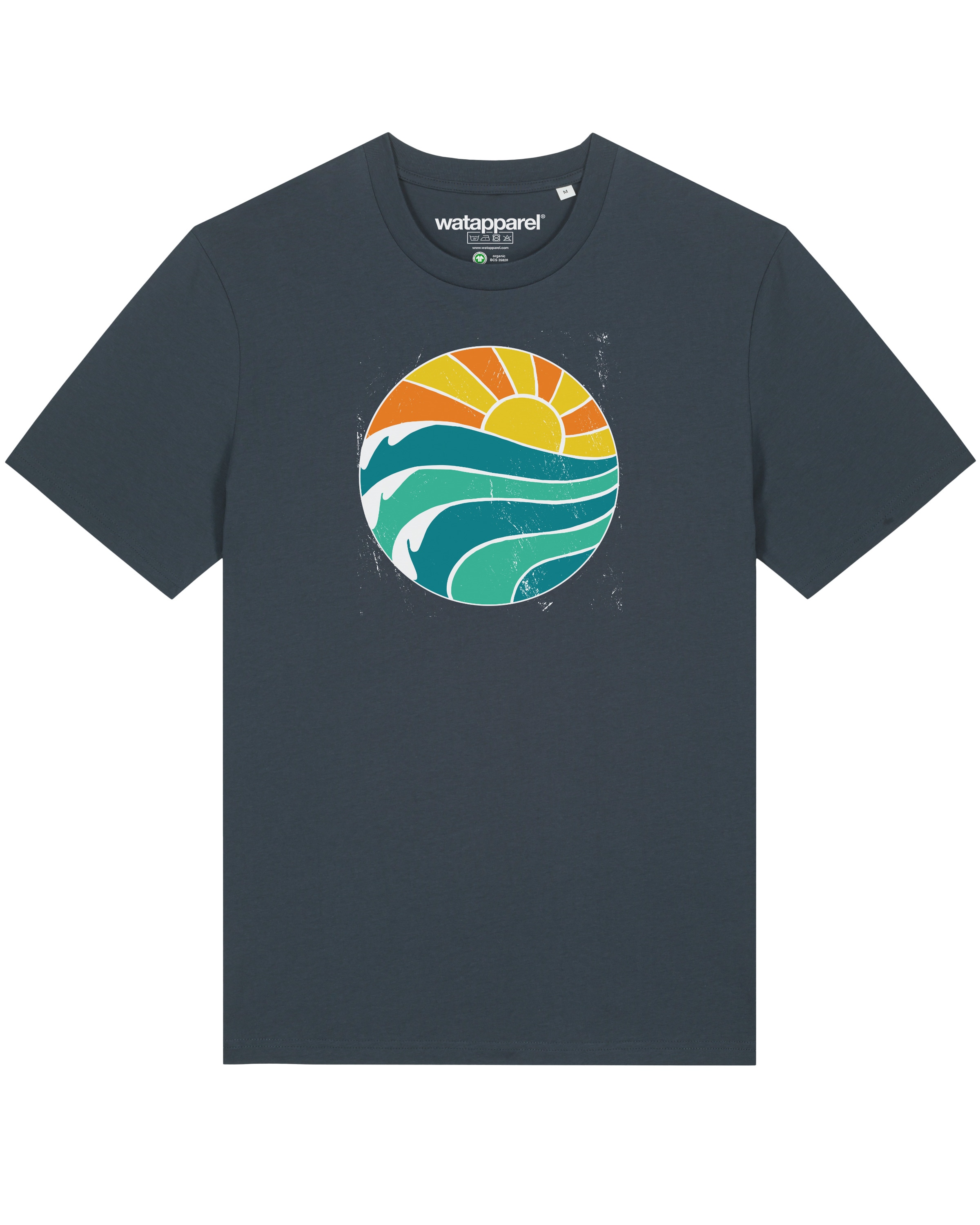 Maglietta ' Summer Sun ' di Watapparel in grigio: frontale