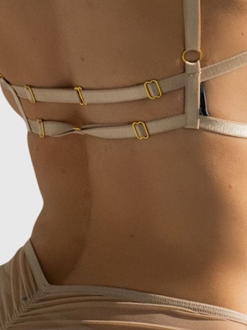 PROMEES High neck BH 'reina'‌‌‌‌‌‌‌‌‌‌ in Beige