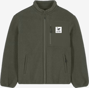 Surf Monkey Fleecová mikina – zelená: přední strana