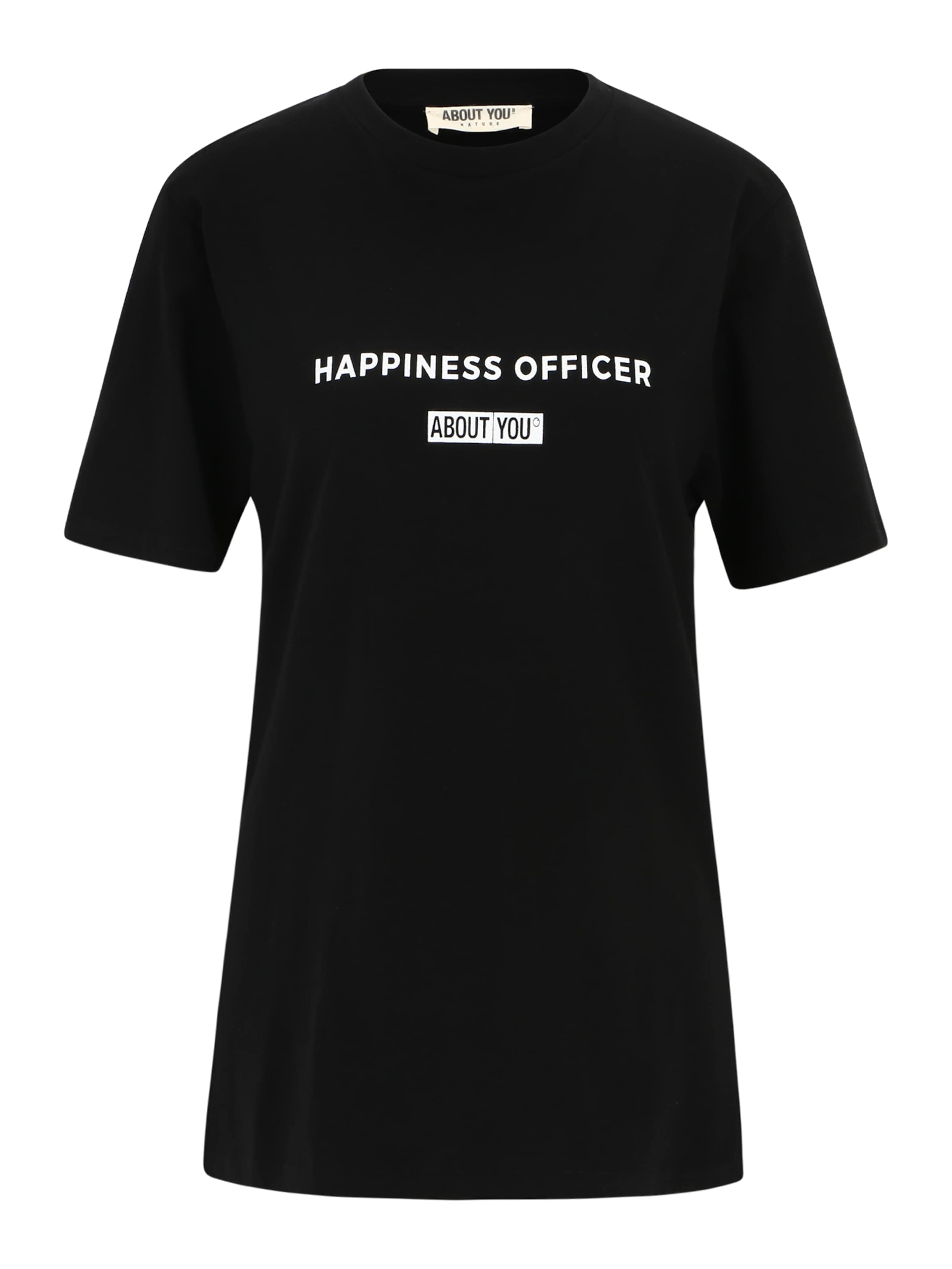 ABOUT YOU Shirt 'Lucky' in Black: front