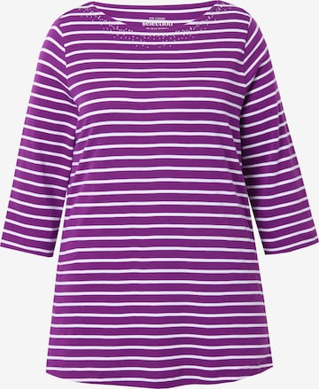 Ulla Popken Shirt in Purple: front