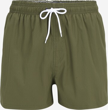 TOM TAILOR Board Shorts 'Charles' in Green: front