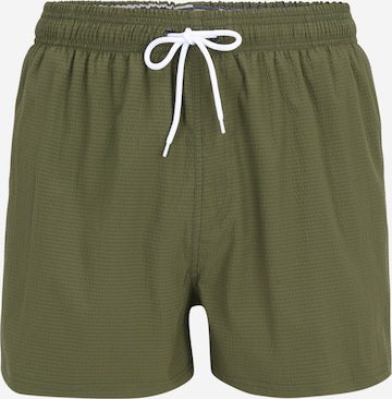 TOM TAILOR Swimming shorts 'Charles' in Green: front