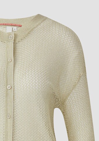 QS Knit Cardigan in Beige