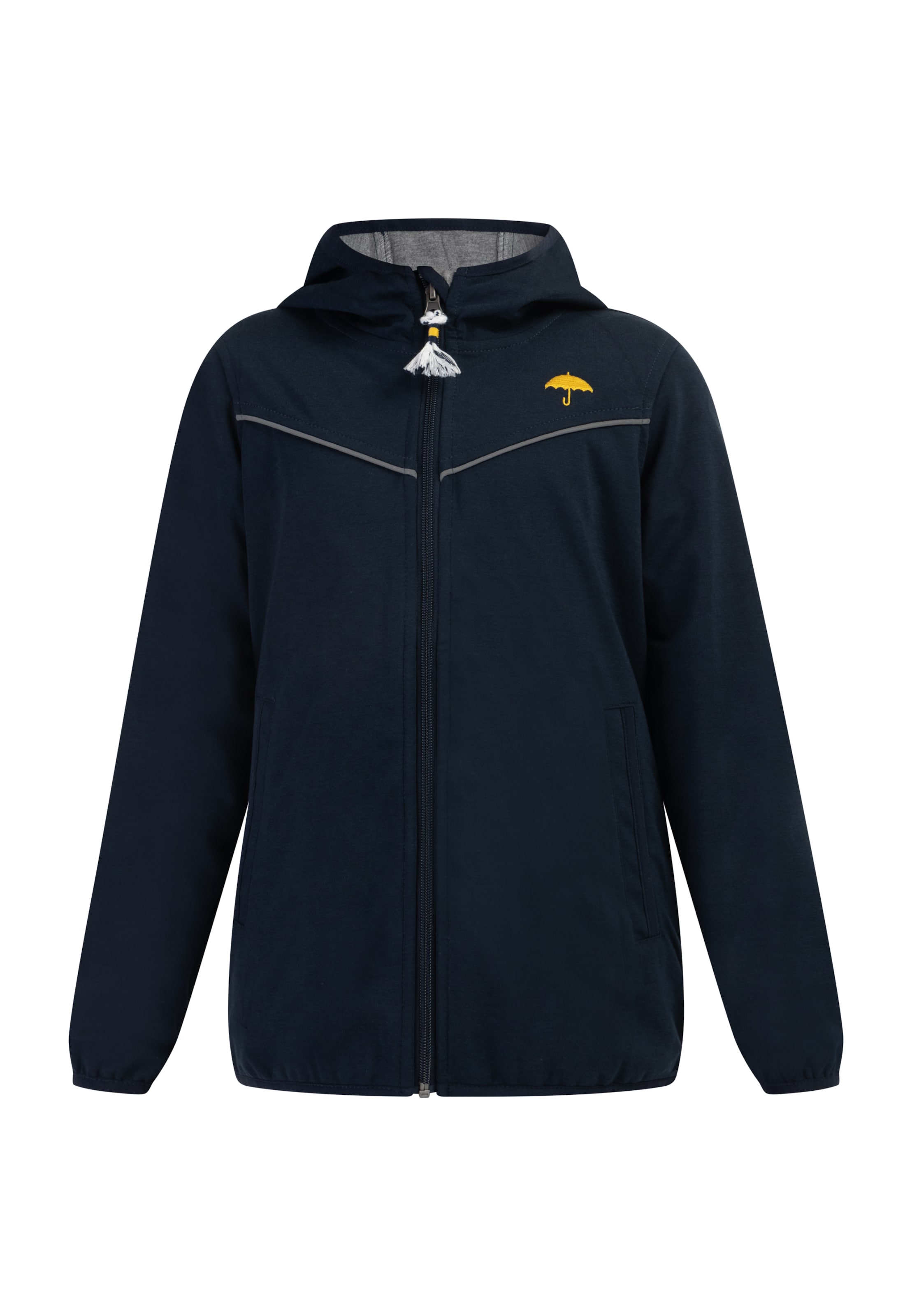 Schmuddelwedda Toiminnallinen takki värissä sininen: etupuoli