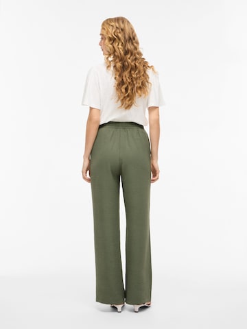 VILA Wide leg Broek 'VIJOSA' in Groen