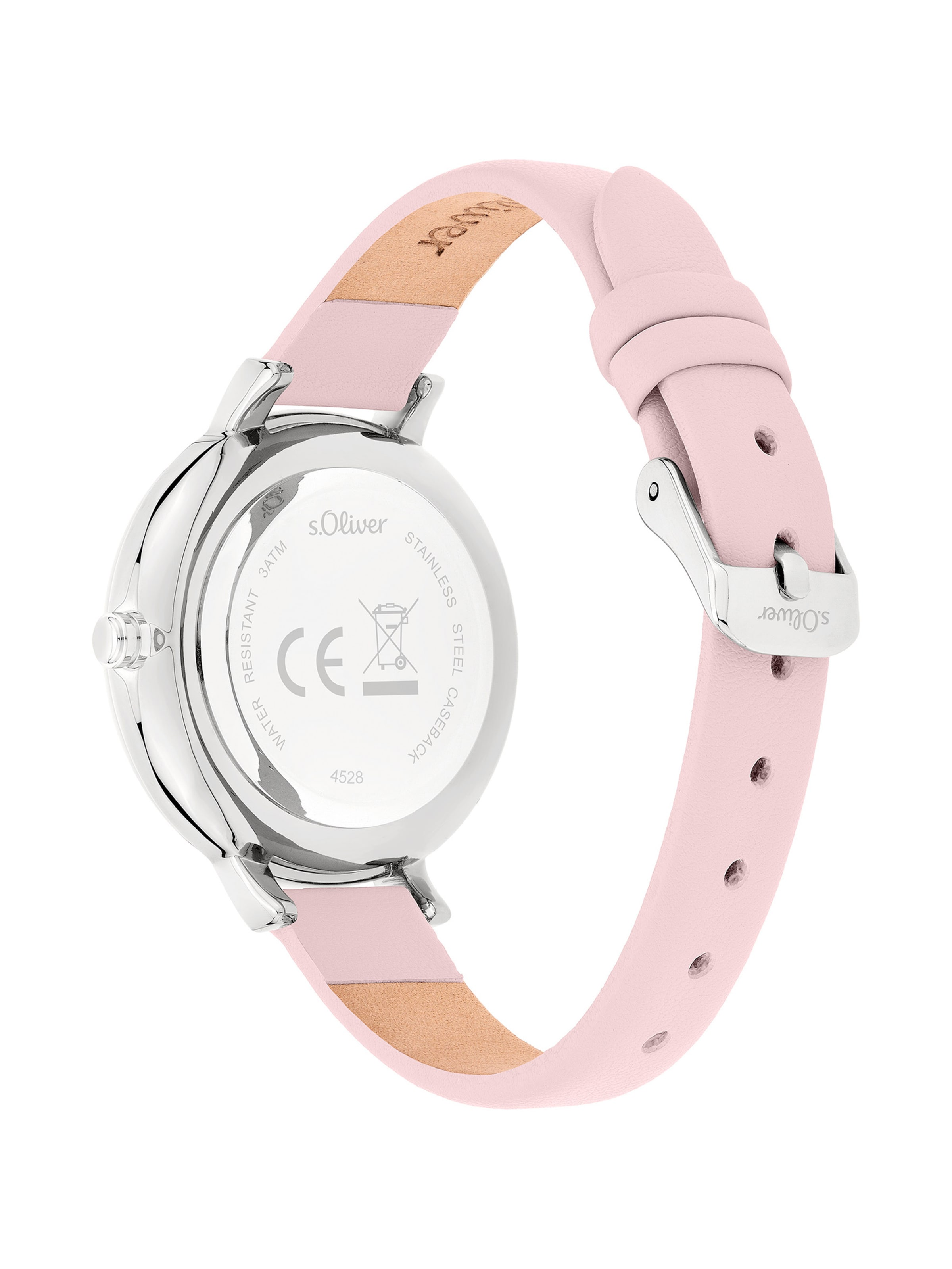 s.Oliver Analoguhr in Pink