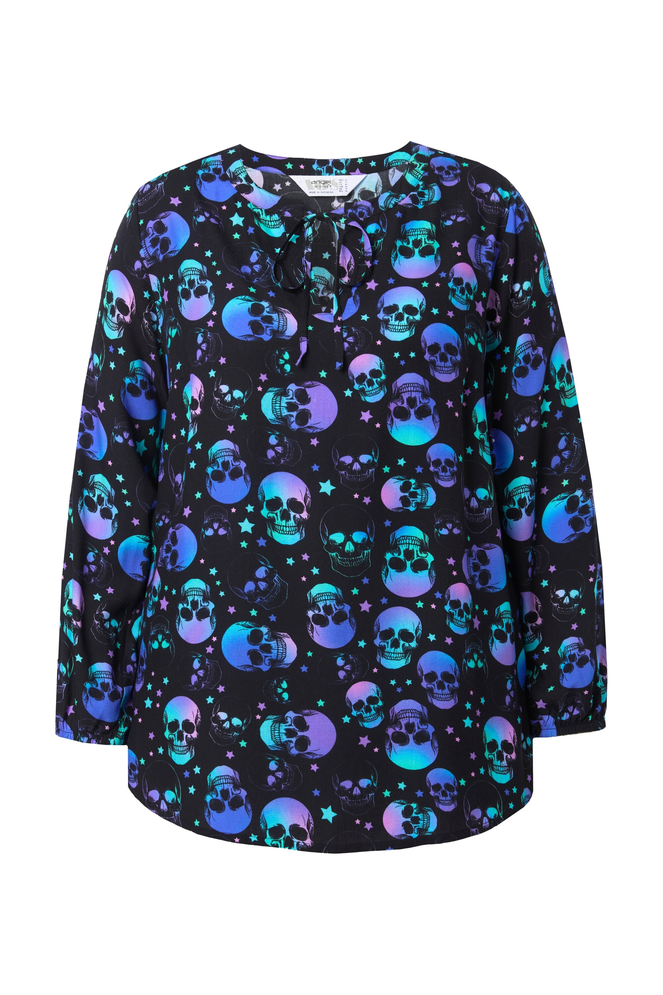 Angel of Style Bluse in Schwarz: Vorderseite