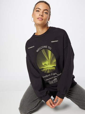 LEVI'S ® - Sweatshirt 'Graphic Prism Crew' em preto