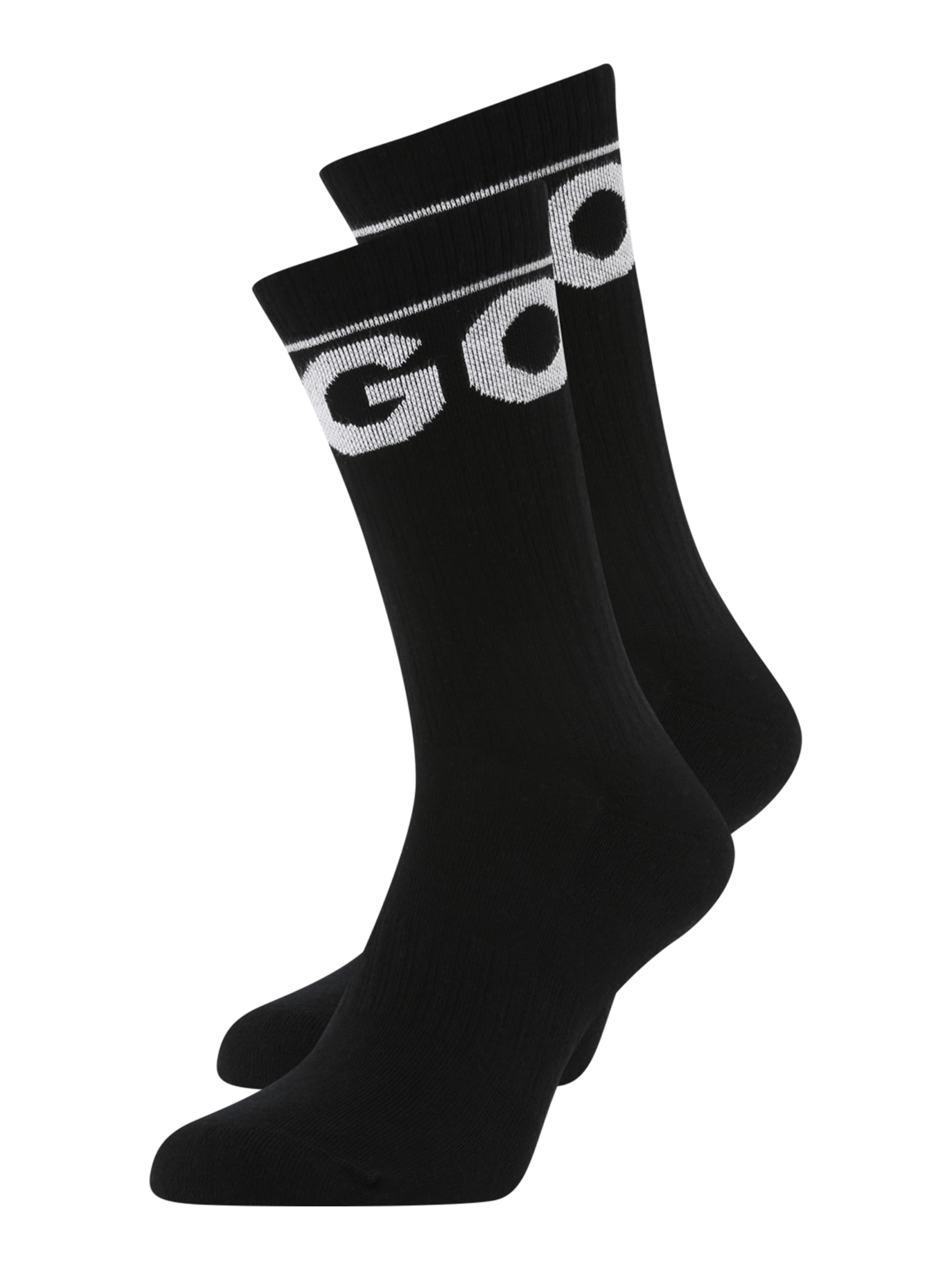 HUGO Skarpety &#x27;ICONIC&#x27; w kolorze czarny: przód