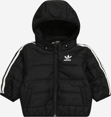 Veste mi-saison 'Adicolor' ADIDAS ORIGINALS en noir : devant