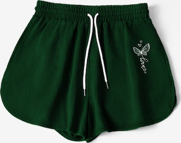 Shorts de bain GORHEY en vert : devant