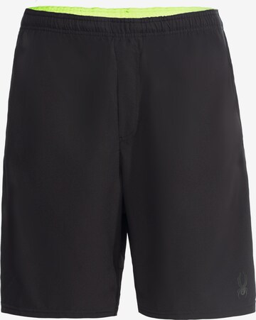 Spyder Workout Pants in Black: front