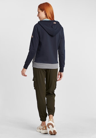 Oxmo Zip-Up Hoodie 'Aggi' in Blue