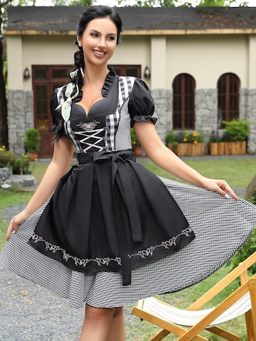 Yesfashion Dirndl w kolorze czarny