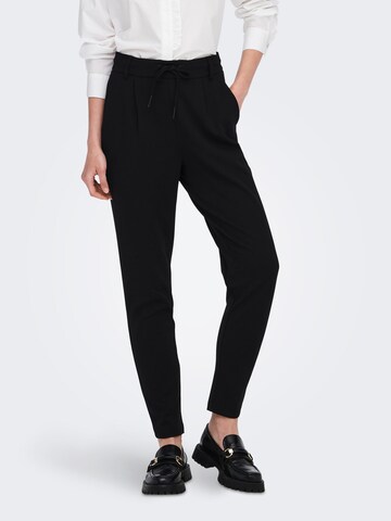ONLY Slim fit Pants 'Carolna' in Black: front