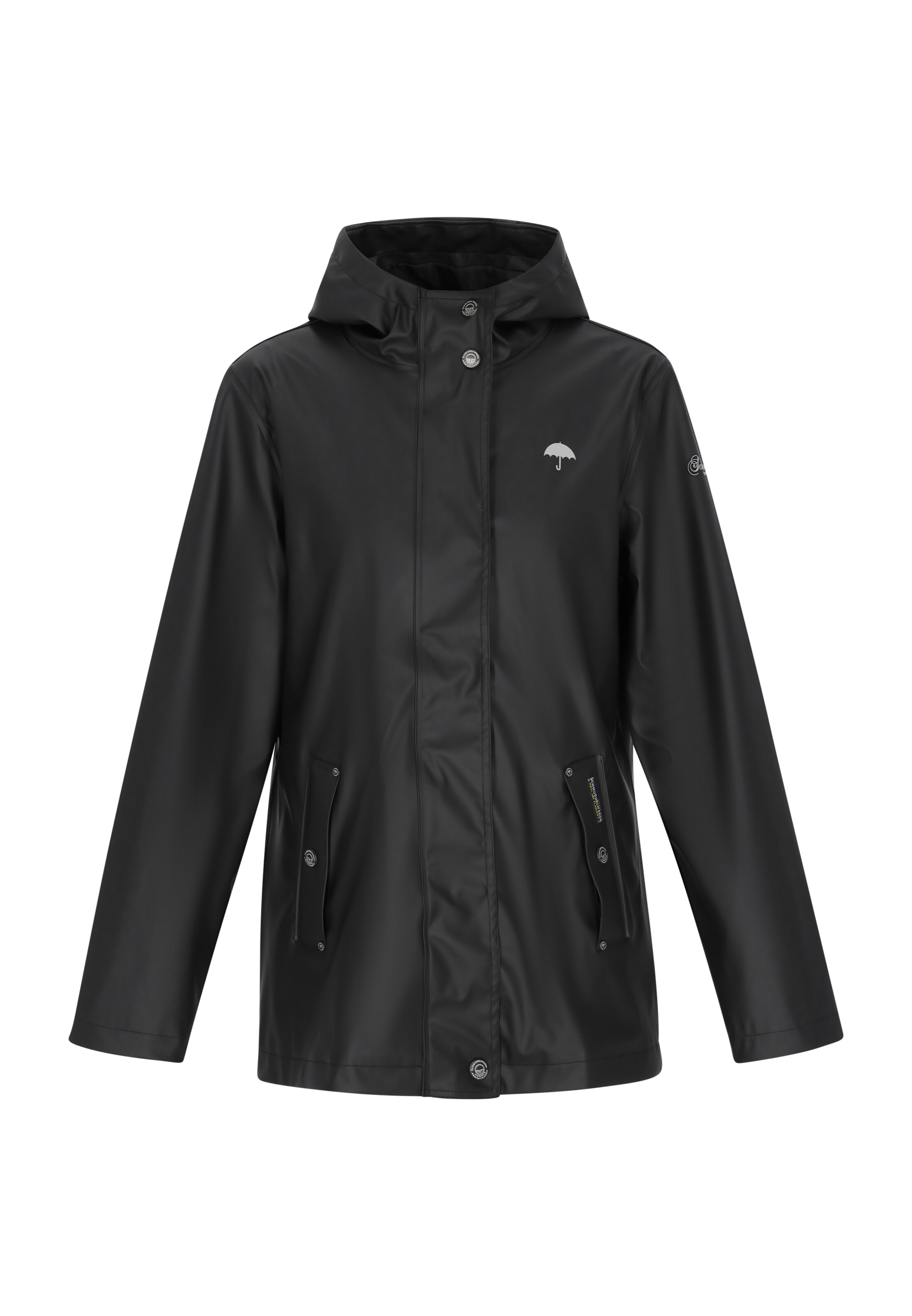 Schmuddelwedda Weatherproof jacket in Black: front