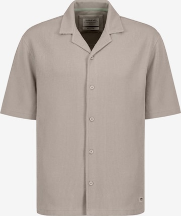 Sublevel Regular Fit Hemd in Beige: Vorderseite
