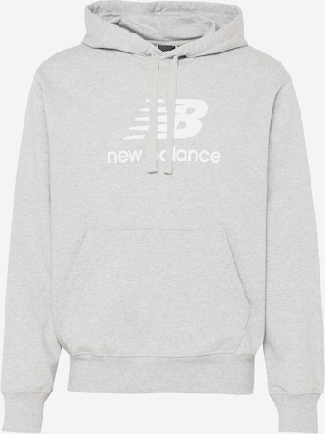 new balance Sweatshirt 'Essential' in Grijs: voorkant