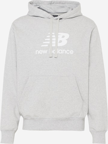 new balance Sweatshirt 'Essential' in Grey: front