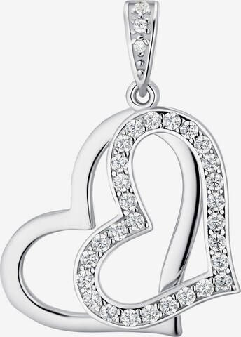 AMOR Pendant 'Herz' in Silver: front