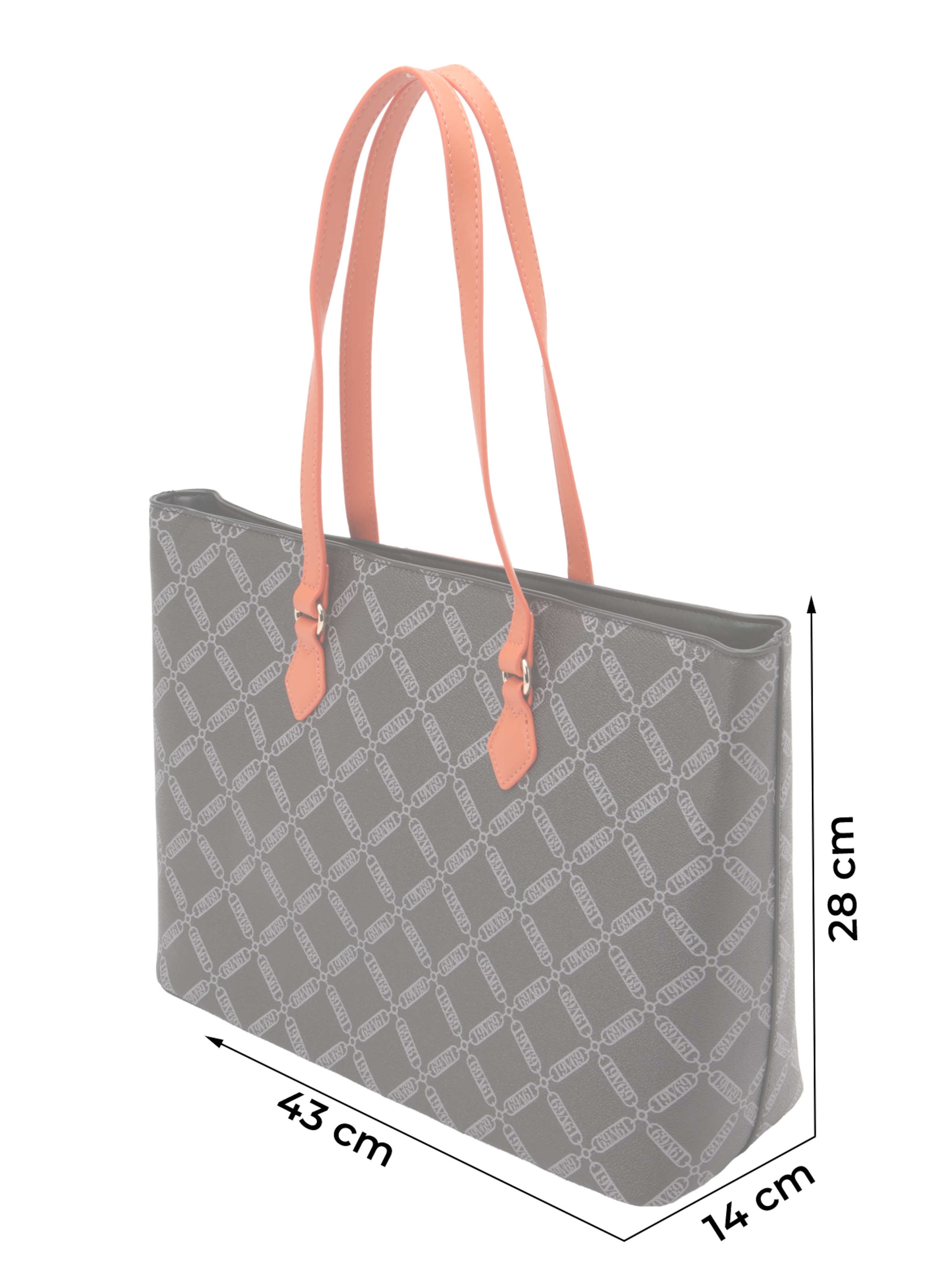 19V69 ITALIA Шоппер 'Rialta' в Черный