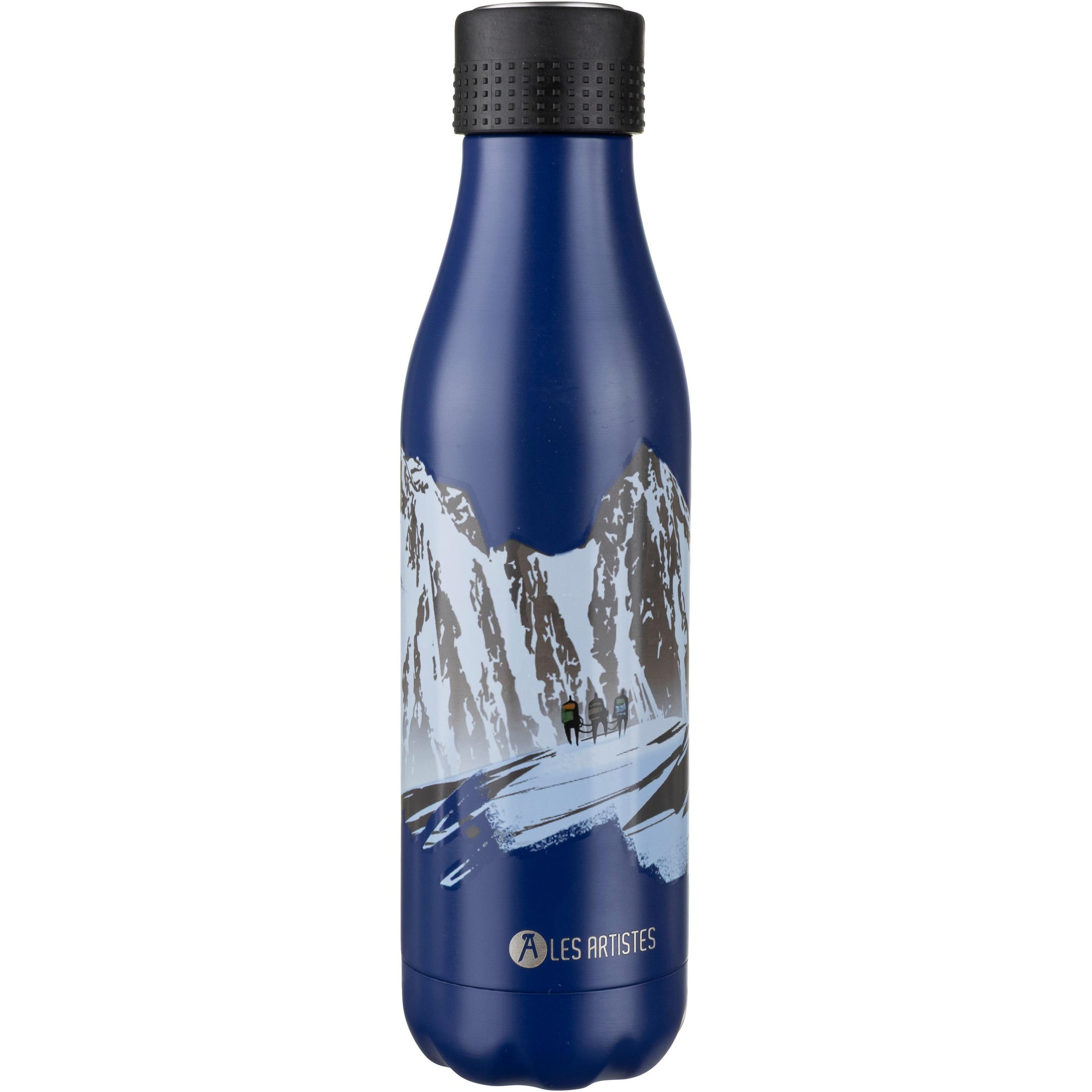 Les Artistes Drinking Bottle in Blue: front