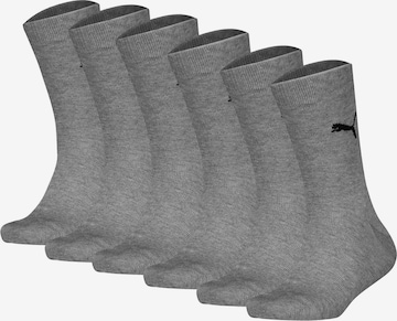 PUMA Sokken in Grijs: voorkant