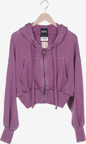 Free People Sweatshirt & Zip-Up Hoodie in M in Purple: front