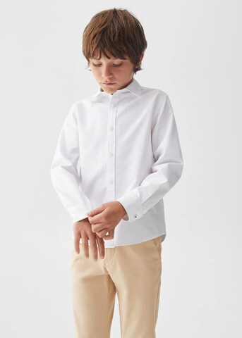 MANGO KIDS Regular Fit Hemd 'Oxford' in Weiß: Vorderseite