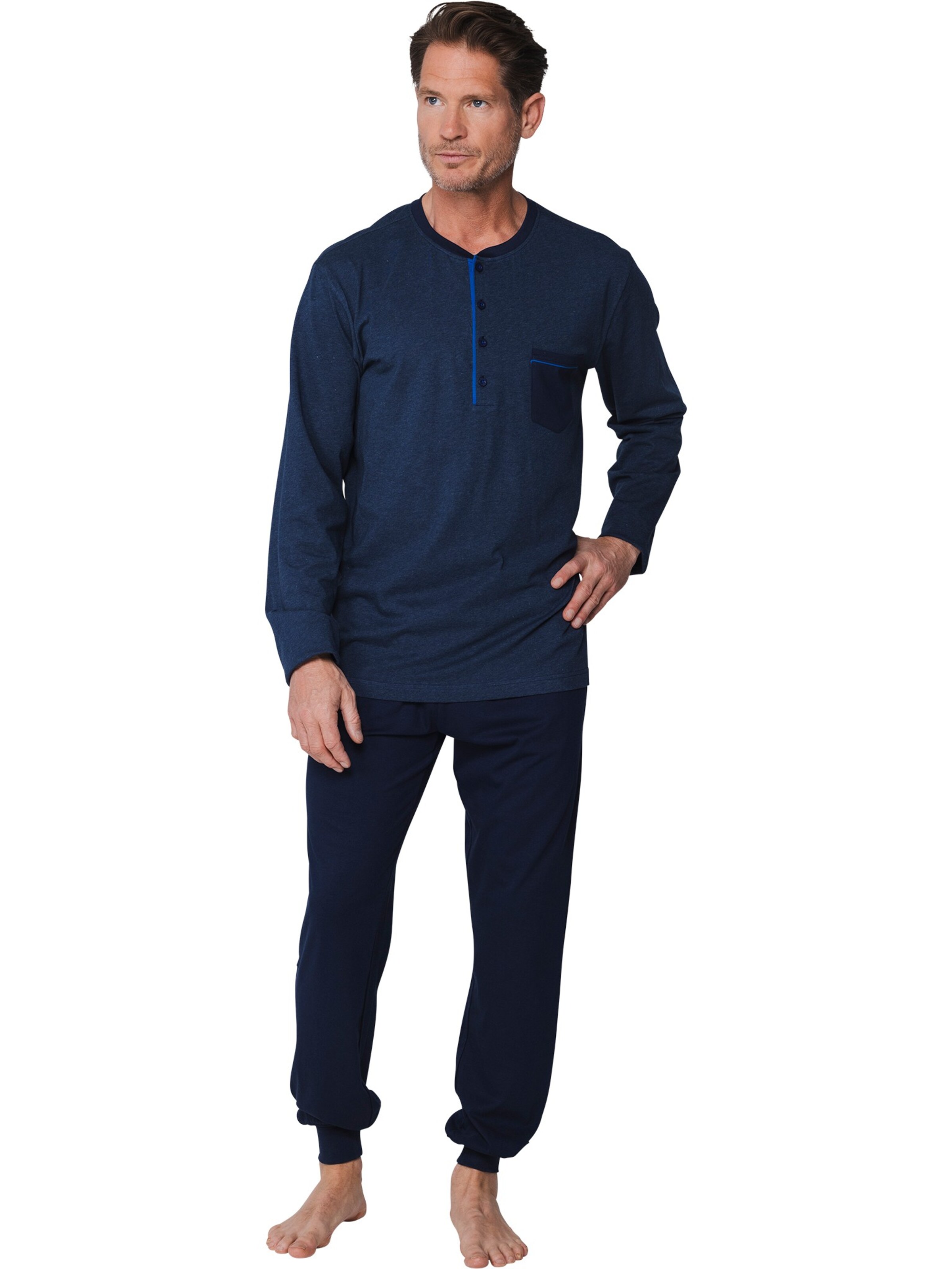 Pastunette Pyjama lang in Blauw