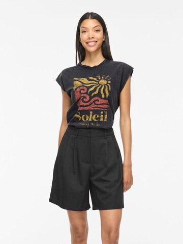 VILA Shirt 'VIPetone' in Black: front