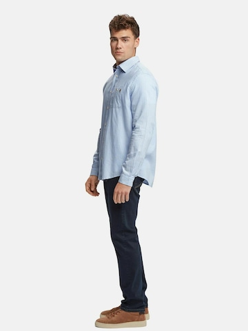 MCS Regular Fit Paita 'Bart' värissä sininen