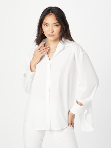 Dondup Blouse 'CAMICIA' in Wit: voorkant